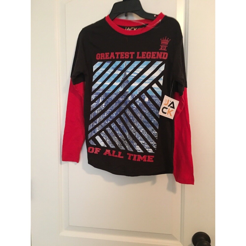 2 Pc Set Jack #23 Jordan Greatest Legend Shirt Boys Size Small 8 Multicolor